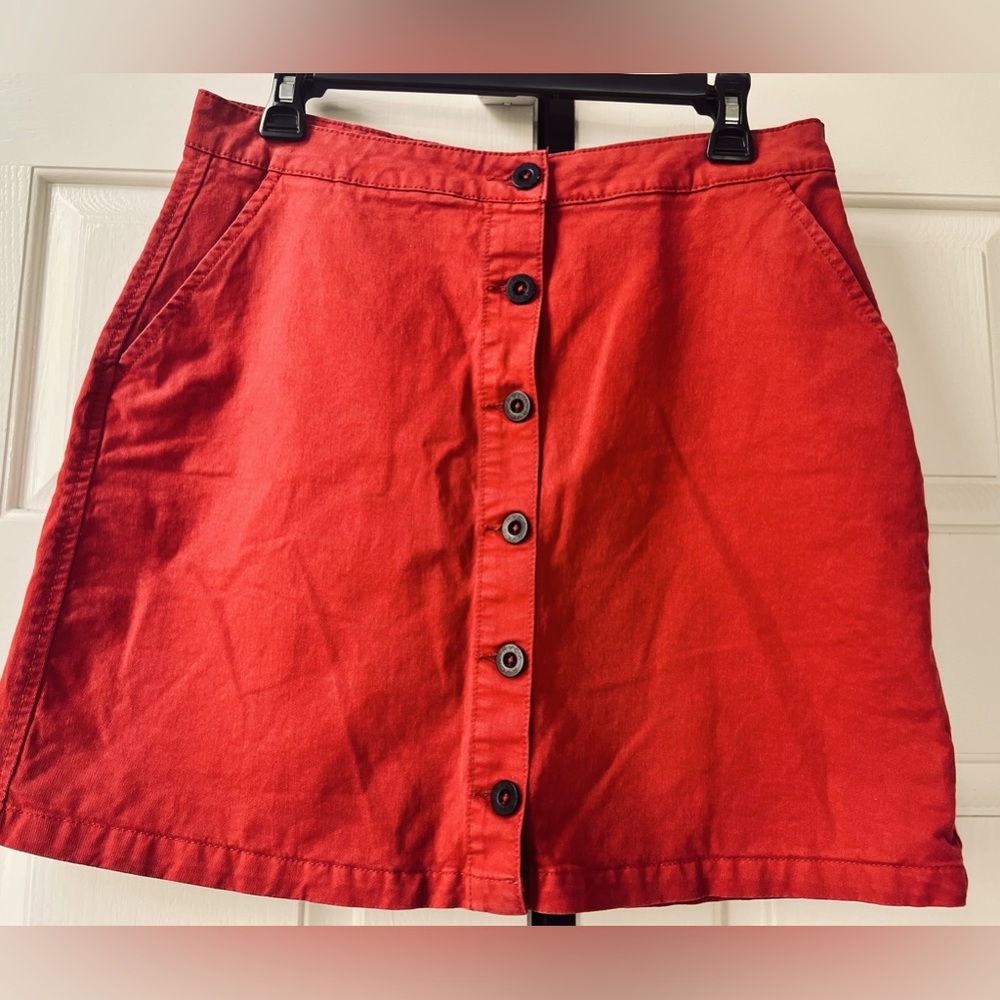 RVCA button down skirt